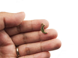 5 pcs Quarter Moon Charm - choose your color