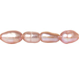 1 Strand Natural Freshwater Cultured Pearl in Pink