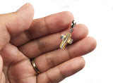 1pc, 12.0 mm, Genuine Swarovski  Charm in Crystal Aurore Boreale 001 A