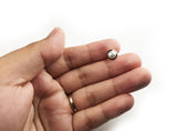 1/5/10pcs, 7.17mm, Genuine Swarovski 2080H Framed Cabochon Flatback Hotfix in Nacre Black Frame