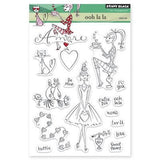 CLEARANCE!!! - Penny Black Oh La La Acrylic Stamp