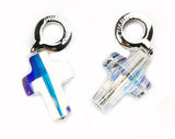 1pc, 12.0 mm, Genuine Swarovski  Charm in Crystal Aurore Boreale 001 A
