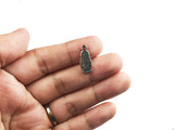 5 pcs, Matryoshka Doll Charm in antique silver