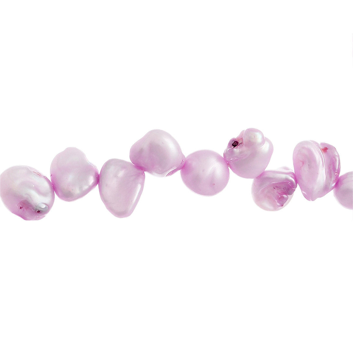 1 Strand (Approx 67 PCs) , Approx 11mm x 8mm, Freshwater Cultured Pearl Loose Beads in Mauve