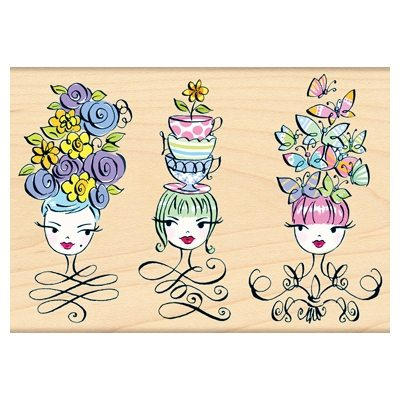 CLEARANCE!!! - Penny Black Tres Chic Rubber Stamp