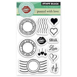 CLEARANCE!!! - Penny Black Posted with Love Acrylic Stamp