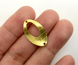 2pc High Quality Oval Brass Connector