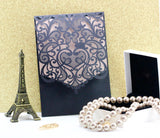 5pcs, Cosmo Lace Invitation  wallet