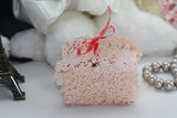 1pack (10pcs) Peach Lace Cut Butterfly Favour Box