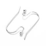 10/20/50pcs, 12x22mm, Brass Earring Hooks - Choose Your Colour