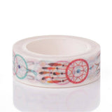 CLEARANCE!!! - 1 Roll (50m/roll), 15mm, Dreamcatcher, Decorative Adhesive Tape In White