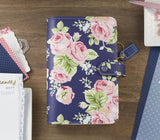 CLEARANCE!!! - Webster Pages Personal Planner Navy Floral Kit