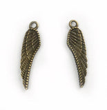 5 Pcs Wings Charm - Choose Your Colour