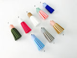 2pcs, 3.5cm Suede Pastel Coloured Tassel