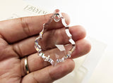 1pc, 18mm, Genuine Swarovski 6792 Infinity Pendant In Paradise Shine