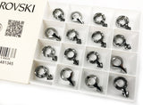 1pc, 18mm, Genuine Swarovski 6792 Infinity Pendant In Paradise Shine