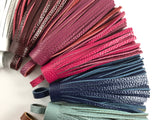 1pc, 100mm Genuine Leather Tassel - Choose Your Colour