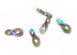 1pc, 18mm, Genuine Swarovski 6792 Infinity Pendant In Paradise Shine