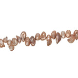 1 Strand(approx 80 Pcs), Approx 12mm x 7mm, Freshwater Cultured Pearl Loose Beads Pale in Beige