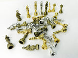 22 Pcs Mixed Charms - Chess Pieces