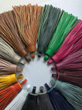 1pc, 130mm Genuine Leather Tassel - Choose Your Colour