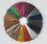 1pc, 130mm Genuine Leather Tassel - Choose Your Colour