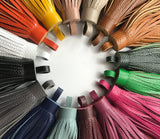 1pc, 130mm Genuine Leather Tassel - Choose Your Colour