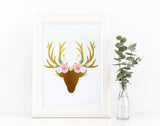 CLEARANCE!!!  - Fancy Pants Design 8x10 Adorned Deer Print (Frame Not Included)