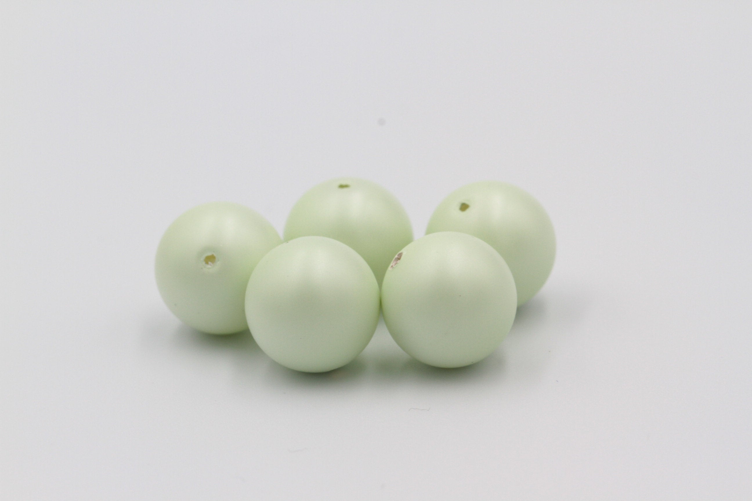 1/5/10pcs, 8mm/12mm, Genuine Swarovski® 5811 Crystal Pearl in Pastel Green