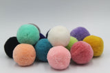 1pc, Approx 35-40mm, waxberry Pompom Fur Ball Plush Ball - Choose your colour