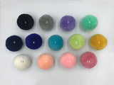 1pc, Approx 35-40mm, waxberry Pompom Fur Ball Plush Ball - Choose your colour