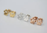 1 Pair, Paw Stud Ear Finding - Choose Your Colour