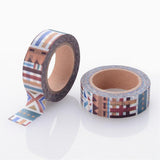 CLEARANCE!!! - 1 Roll (10m/roll), 15mm, Retro Theme Decorative Adhesive Tape, Colourful