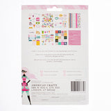 CLEARANCE!!! - 1 Pack, American Crafts | Shamelle - Glitter Girl Collection - Sticker and Washi Book with Foil Accents