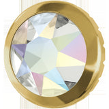 1/5/10pcs, Genuine Swarovski 2078H SS34(7.069mm) Framed Cabochon Flatback Hotfix with crystal (choose your colour)