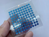 Paperglitz Self-Adhesive Diamantes - 3mm Round - Sheet of 100 (Choose your colour)