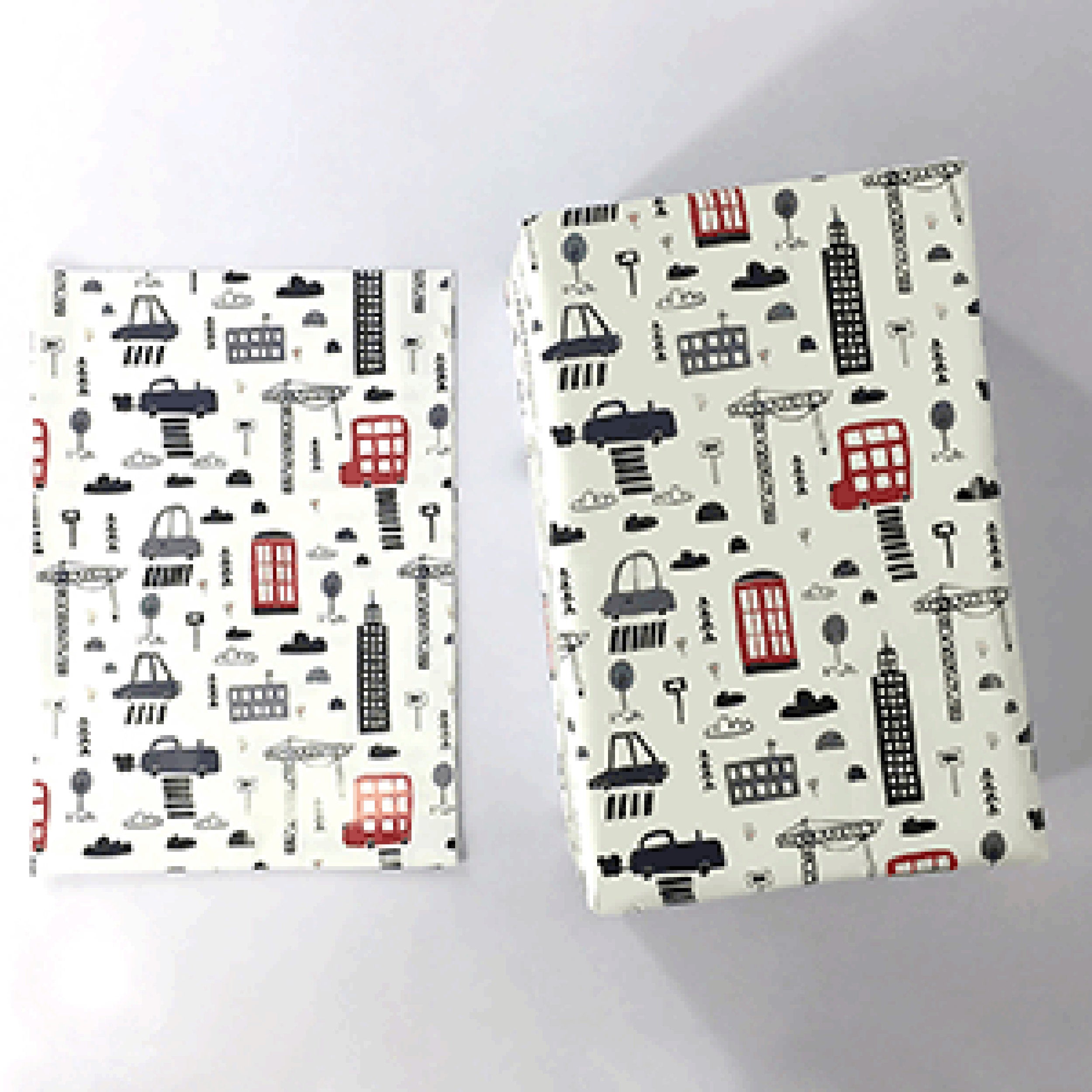1pc, 50x70 cm, Flat Gift Wrap / Gift Wrapping Paper / Flat Pack Gift Wrap -  City Theme Party