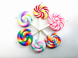 3pcs, Approx ~25mm-28mm Colourful Lolli Resin - choose your design