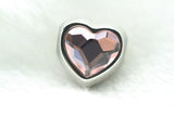 1pc, 14mm, Genuine Swarovski Becharmed Charm / Pave in Rosaline