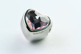 1pc, 14mm, Genuine Swarovski Becharmed Charm / Pave in Rosaline
