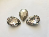 1pc, 30x20mm, Genuine Swarovski Fancy Stone Crystal Rose Gold Patina