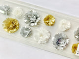 CLEARANCE!!! - Martha Stewart Silver And Gold Pom Pom Stickers