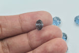 2/5/10 pcs , Genuine Swarovski® 5040 Briolette Bead, 8mm in Denim Blue