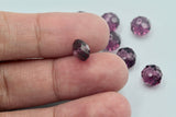 1/5/10 Pcs,  8mm, Genuine Swarovski® 5040 Briolette Bead In Amethyst (204)