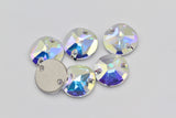 1/5/10pcs, 10mm, Genuine Swarovski  Sew On Crystal in Crystal AB