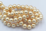 1/5/10pcs, 10mm, Genuine Swarovski® 5811 Crystal Pearl in Gold (2960