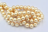 1/5/10pcs, 10mm, Genuine Swarovski® 5811 Crystal Pearl in Gold (2960