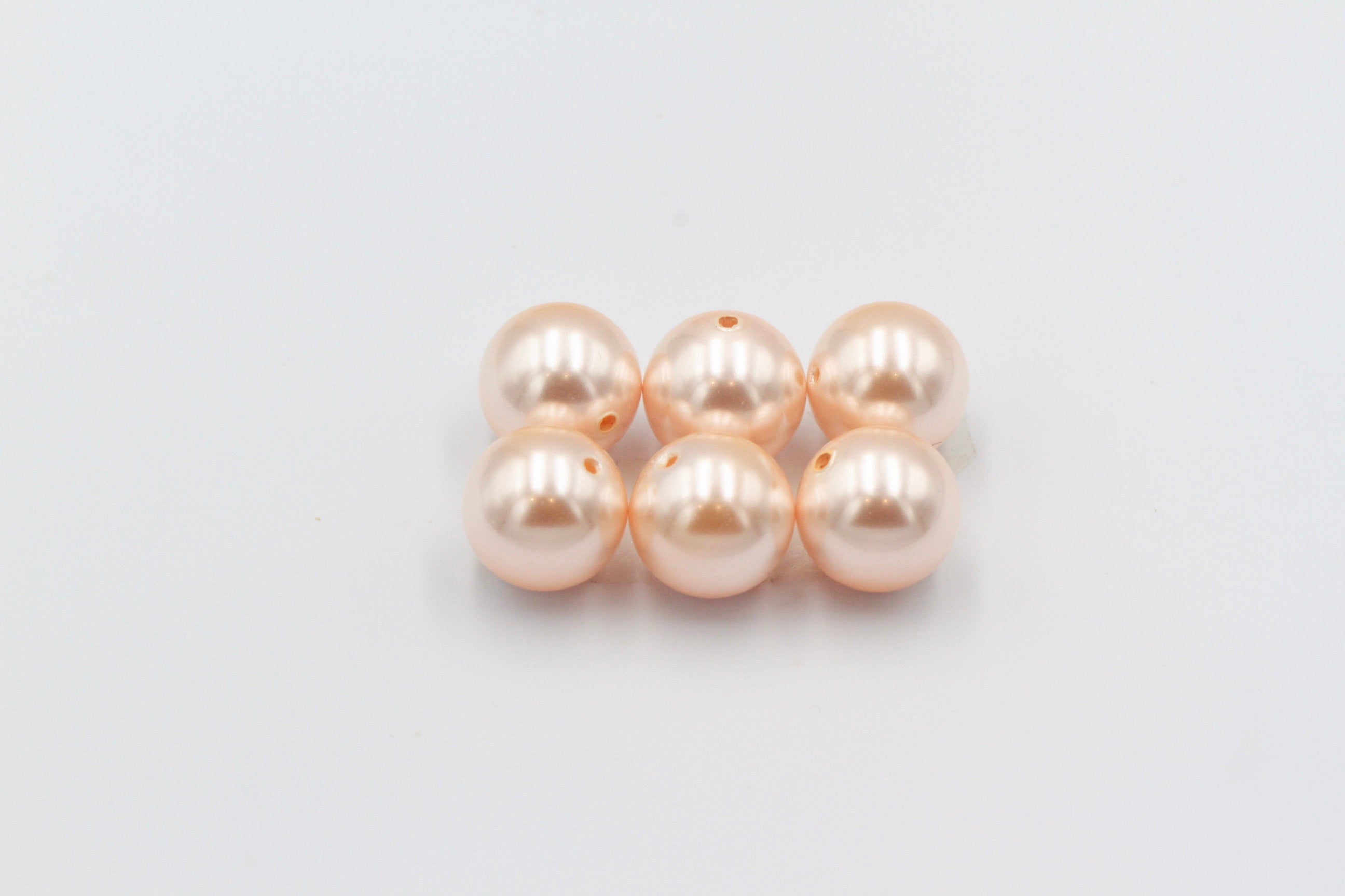 1/5/10pcs, 12mm, Genuine Swarovski® 5811 Crystal Pearl in Peach (300)