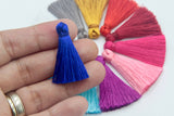 4pcs, Approx 30mm - 35mm, Silk Tassels - Choose Your Colour