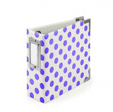 CLEARANCE!!! - 1 pc, 4x4in, American Crafts We R Memory Keepers Instagram Albums in Neon Purple Dots